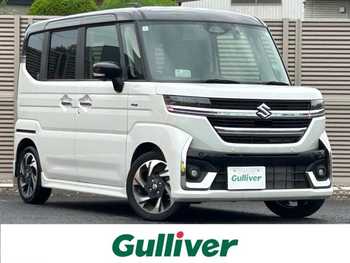 スズキ スペーシア カスタム HYBRID XS ターボ ワンオーナー 禁煙車 純正ナビ BT接続