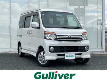 ダイハツ アトレー ワゴン カスタム ターボ RS 純正ナビ 両側スライドドア Bluetooth