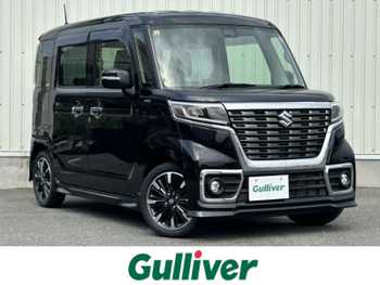 スズキ スペーシア カスタム HYBRID XS 4WD 衝突軽減 両側電動 カーオーディオ LED