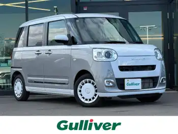 ダイハツ ムーヴ キャンバス ストライプス G ターボ 純正ナビ スマートアシスト 全方位カメラ