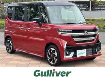 スズキ スペーシア カスタム HYBRID XS ターボ 純正ナビ/全方位モニター/両側電スラ
