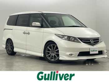 ホンダ エリシオン G Aero HDDナビパッケージ 後席モニター 電動スライドドア ローダウン