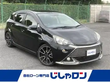 トヨタ アクア G G’s ナビ　TV　ETC　ハーフレザーシート　LED