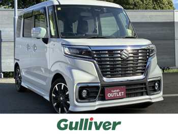 スズキ スペーシア カスタム HYBRID XS 純正メモリナビ 全方位モニター Wパワスラ
