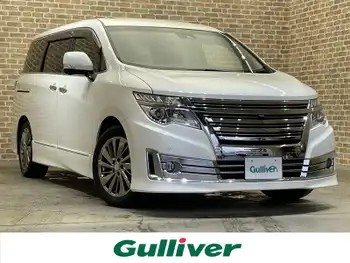 日産 エルグランド ライダー 黒本革シート レザーシート/全周囲カメラ/追従式クルコン