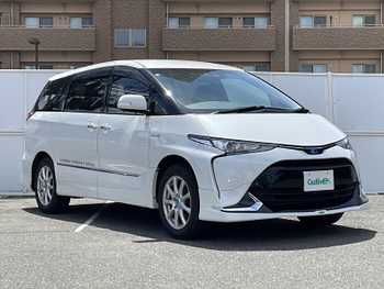 トヨタ エスティマ ハイブリッド アエラス プレミアム 純正ナビ　フリップダウンモニター　ETC