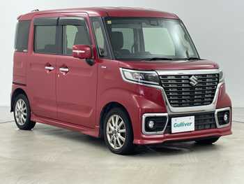 スズキ スペーシア カスタム HYBRID XS ターボ 純正ナビ　全方位カメラ　両側パワスラ