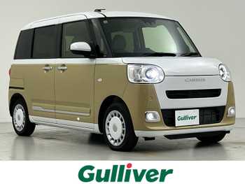 ダイハツ ムーヴ キャンバス  禁煙 純正ナビ 両側電動 Bカメラ 温シート