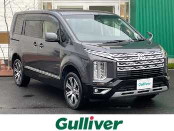 三菱 デリカＤ：５ G パワーパッケージ 9型ナビ 後席モニタ Bカメ オートステップ