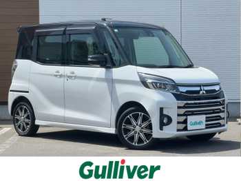 三菱 ｅＫスペース カスタムT セーフティプラスED 社外ナビ　衝突軽減　ターボ　4WD