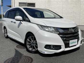 ホンダ オデッセイ アブソルート 純正エアロ ハーフレザー 社外ナビ DTV