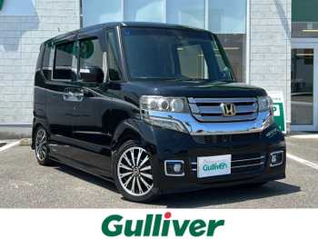 ホンダ Ｎ ＢＯＸ カスタム G ターボ Lパッケージ 社外SDナビ 車高調 両側パワスラ