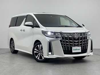 トヨタ アルファード S Cパッケージ 禁煙車 10型ナビ 後席モニタ 衝突軽減 SR