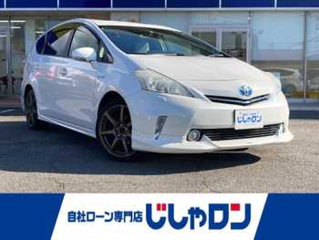トヨタ プリウス α S MODELLISTAエアロ 社外ホイール 9型SDナビ