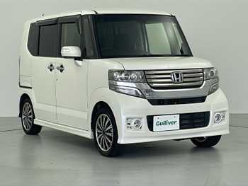 ホンダ Ｎ ＢＯＸ カスタム G ターボSSパッケージ 後席モニター 純正ナビ BT フルセグTV