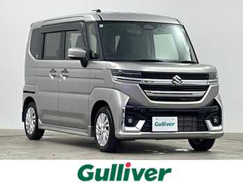 スズキ スペーシア カスタム HYBRID GS 禁煙 8型社外ナビ フルセグTV DVD ETC