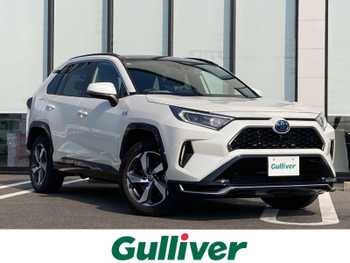トヨタ ＲＡＶ４ ＰＨＶ G Z サンルーフ ルーフレール ETC ドラレコ前後