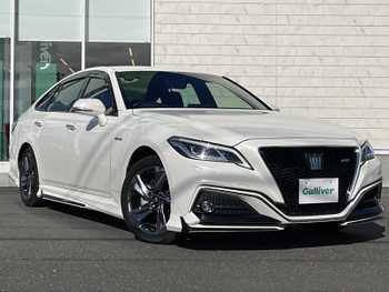 トヨタ クラウン ハイブリッド RS アドバンス Four モデリスタ 純正AW付冬タイヤ積込 禁煙車