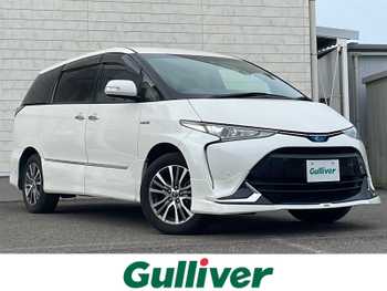 トヨタ エスティマ ハイブリッド アエラス プレミアム G 純正ナビ 両側電動ドア 後席モニター