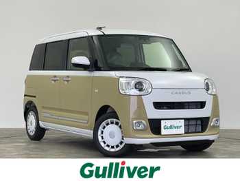 ダイハツ ムーヴ キャンバス ストライプス G 未使用車 純正ナビ Bカメラ 両パワスラ