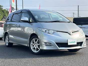 トヨタ エスティマ アエラス ワンオーナー 純正ナビ Bカメラ 後席モニタ
