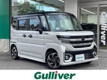 スズキ スペーシア カスタム HYBRID XS ターボ メモリナビ・全周囲・衝突軽減・両側Pスラ
