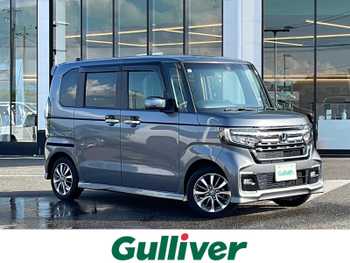 ホンダ Ｎ ＢＯＸ カスタム L ワンオーナー　社外ナビ フルセグ クルコン