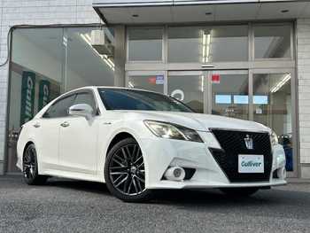トヨタ クラウン ハイブリッド アスリートS ブラックスタイル メーカーナビ/テラロッサ革/バックカメラ