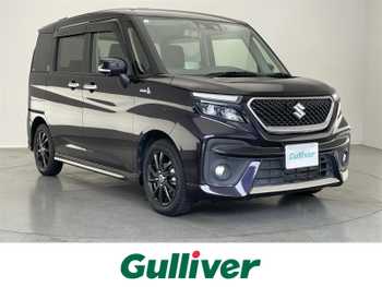 スズキ ソリオ バンディット HV MV 純9型DAナビ 全方位 HUD 両側電動 禁煙車