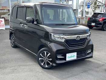 ホンダ Ｎ ＢＯＸ カスタム G L 1オナ 社外ナビ 左パワスラ 純正エンスタ