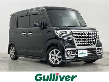 スズキ スペーシア カスタム HYBRID XS 禁煙車/衝突軽減/社外ナビ/両側電動/ETC