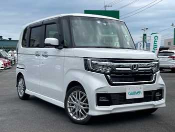 ホンダ Ｎ ＢＯＸ カスタム L ターボ 社外8型ナビ 両側電動スライドドア