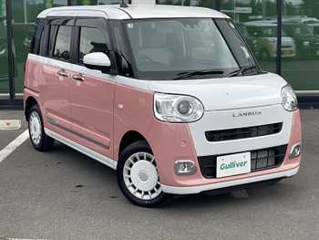 ダイハツ ムーヴ キャンバス ストライプス G ワンオーナ- バックカメラ 純正エンスタ