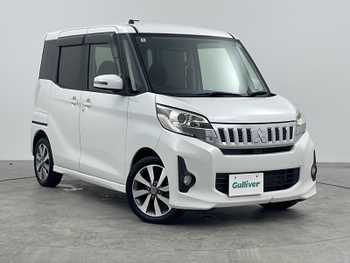 三菱 ｅＫスペース カスタムT 禁煙車 純正ナビ バックカメラ 両パワスラ