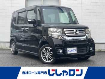 ホンダ Ｎ ＢＯＸ カスタム G Lパッケージ 社外ナビワンセグ片側PSキセノン純正AW