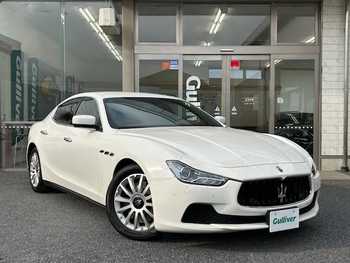 マセラティ ギブリ  メーカーナビ 茶革 クルコン シートヒータ