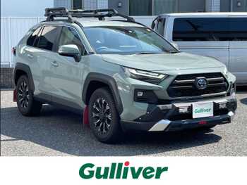 トヨタ ＲＡＶ４ ハイブリッド アドベンチャー 1オーナー メモリナビ TSS TRD CRIMSON AW