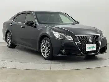 トヨタ クラウン ハイブリッド アスリートS ナビ　フルセグ　黒革シート　LED　TEC
