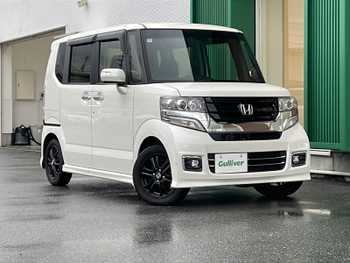 ホンダ Ｎ ＢＯＸ カスタム SSブラックSパッケージ 禁煙車 ナビ 衝突軽減 両側電動 Bカメラ BT