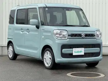 スズキ スペーシア HYBRID G ワンオーナー 純正ナビ 4WD 両側スライド