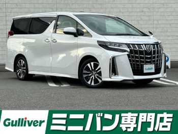 トヨタ アルファード S Cパッケージ 純正9型ナビ 後席モニタ Wサンルーフ 三眼