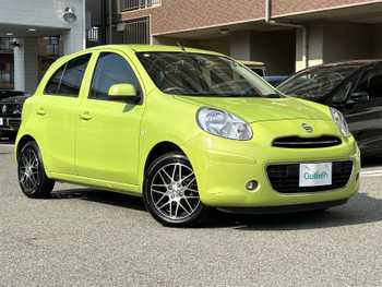 日産 マーチ 12G 社外ナビ・フルセグTV・前後ドラレコ