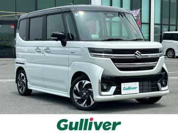 スズキ スペーシア カスタム HYBRID XS 両側パワスラ ナビ TV BT 全方位 ETC