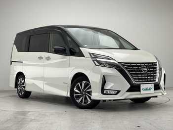 日産 セレナ ハイウェイスター 純正8型ナビ 後席モニター 全方位 両側電動