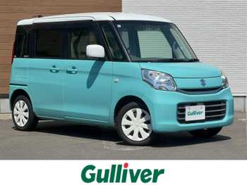 スズキ スペーシア X 純正ナビ　衝突軽減　4WD　スマートキー　