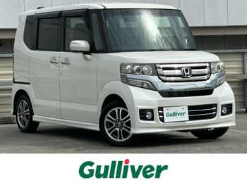 ホンダ Ｎ ＢＯＸ カスタム G Lパッケージ 純正ナビ Bカメラ ETC 両側電動 Pスタート