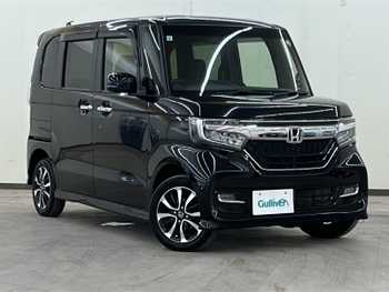 ホンダ Ｎ ＢＯＸ カスタム G L 社外ナビ/両側パワスラ/シートヒーター