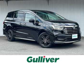 ホンダ オデッセイ アブソルート EX 半革シート 両側Pスラ 純正10メモリナビ