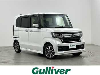 ホンダ Ｎ ＢＯＸ カスタム L 純正8型ナビ ハーフレザーシート ETC 禁煙