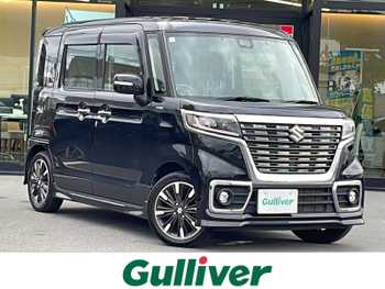 スズキ スペーシア カスタム HYBRID XS 4WD/社外ナビ/バックカメラ/両側パワスラ